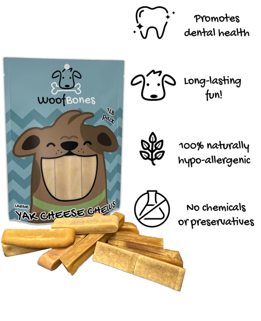 WoofBones Premium Yak Cheese Himalayan Chews